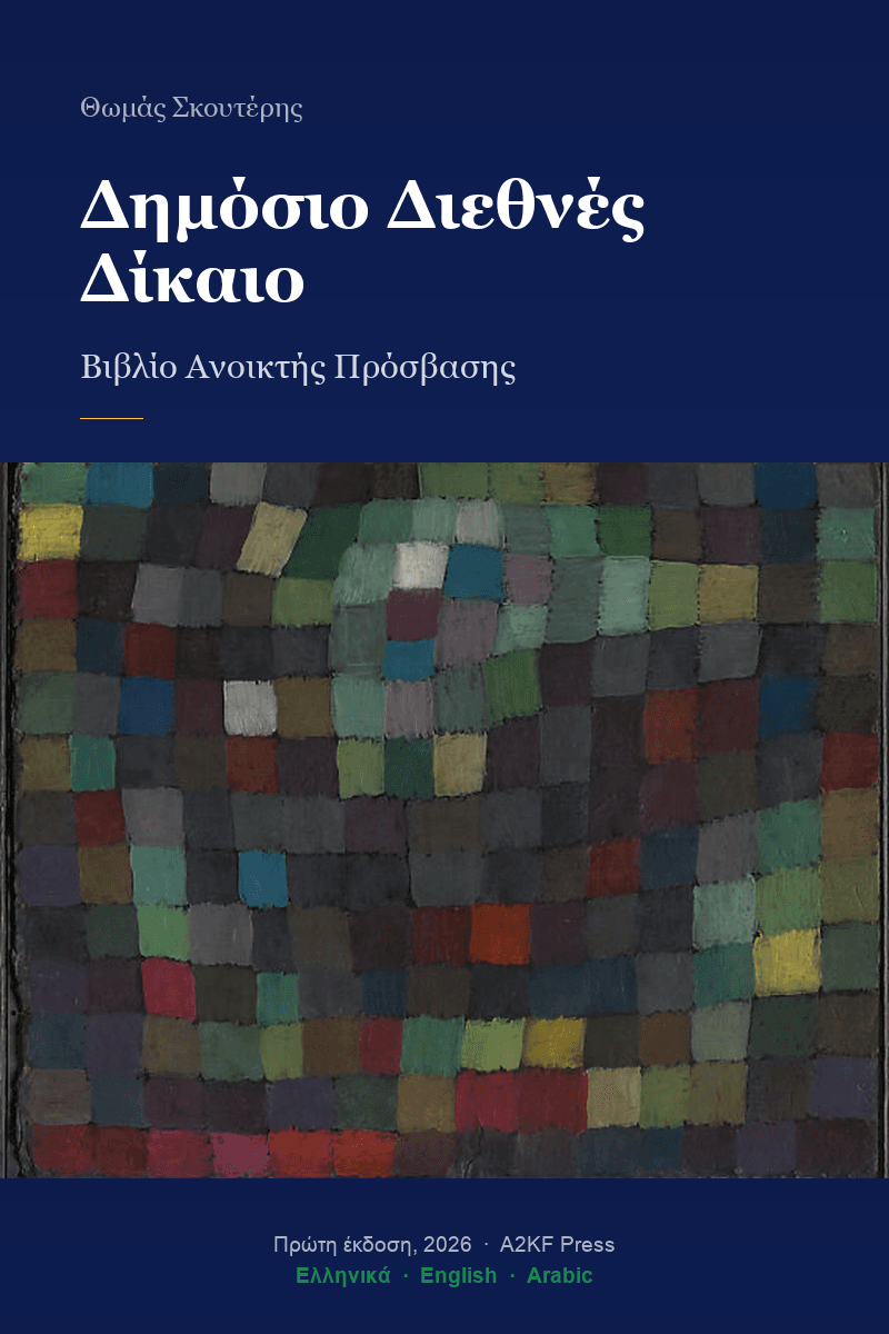 Θωμάς Σκουτέρης: Δημόσιο Διεθνές Δίκαιο — Βιβλίο Ανοικτής Πρόσβασης